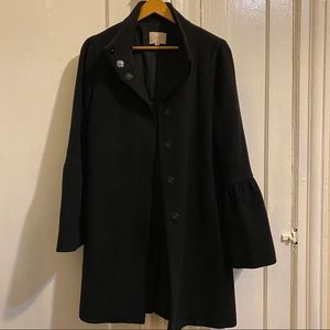 🛑SOLD🛑 LOFT PEA COAT BLACK ELEGANT LARGE